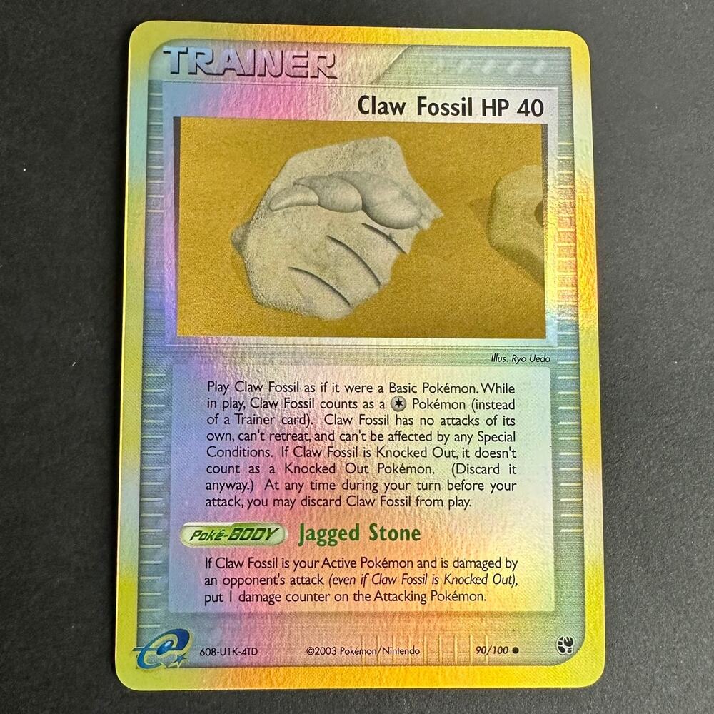 Pokemon TCG Claw Fossil EX Sandstorm Common Reverse Holo NM
